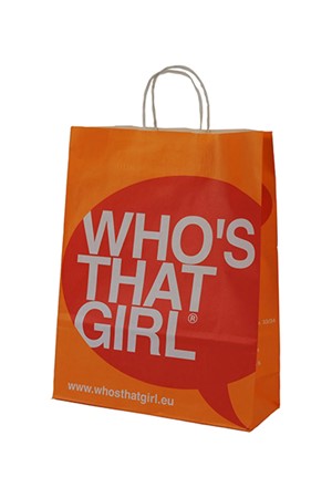 Who's that girl classic paper bag