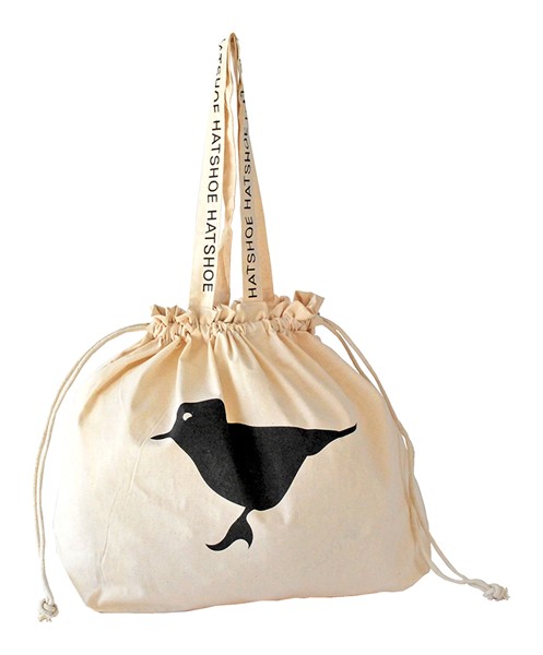 Hatshoe drawstring bag with logo